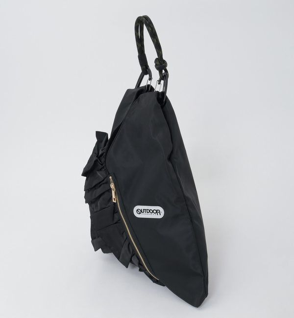 SOFFITTO「【RISLEY&times;OUTDOOR(リズレイ&times;アウトドア)】トライアングルフリルバッグ［R2501-TFB36］」|ショルダー・メッセンジャー|