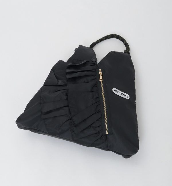 SOFFITTO「【RISLEY&times;OUTDOOR(リズレイ&times;アウトドア)】トライアングルフリルバッグ［R2501-TFB36］」|ショルダー・メッセンジャー|
