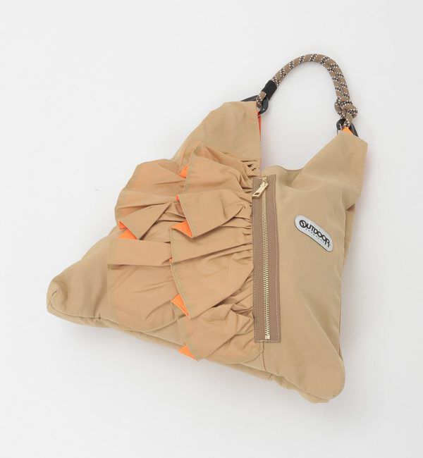 SOFFITTO「【RISLEY&times;OUTDOOR(リズレイ&times;アウトドア)】トライアングルフリルバッグ［R2501-TFB36］」|ショルダー・メッセンジャー|