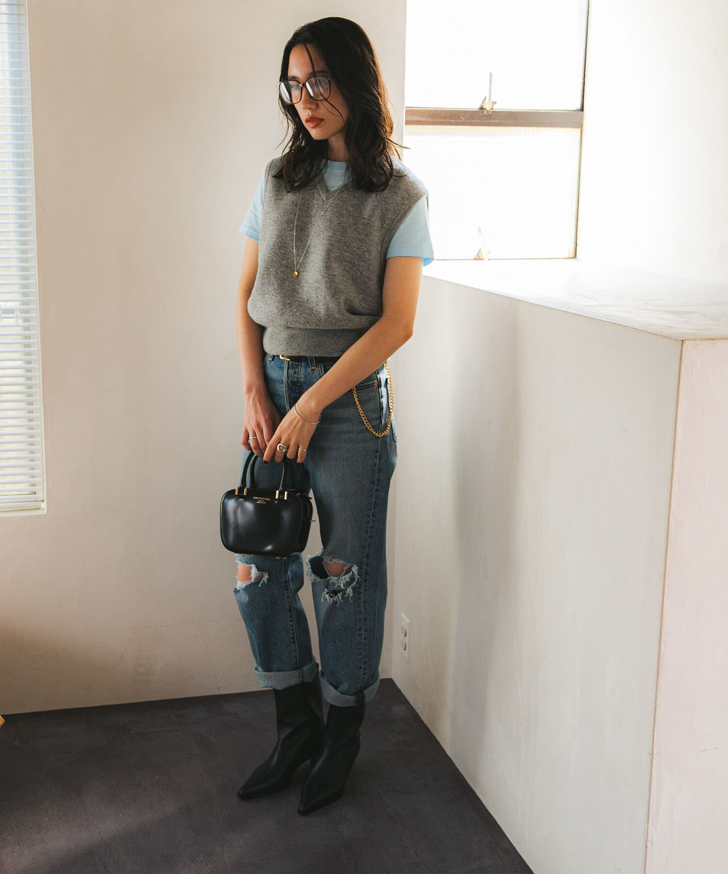 URBAN RESEARCH「Levi&rsquo;s　Exclusive RIBCAGE STRAIGHT ANKLE」|デニム|