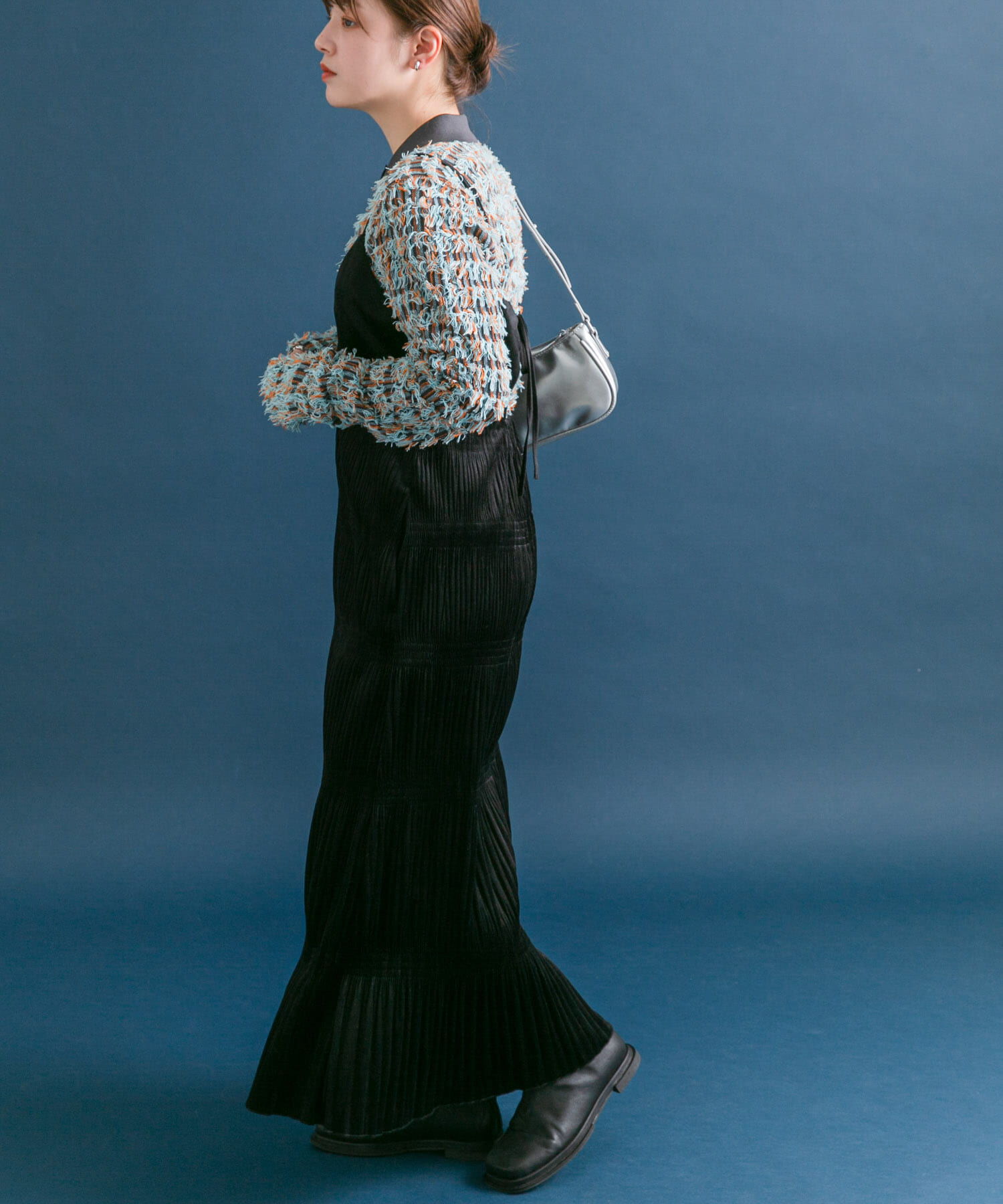  「マジョリカプリーツキャミワンピース」|ワンピース|