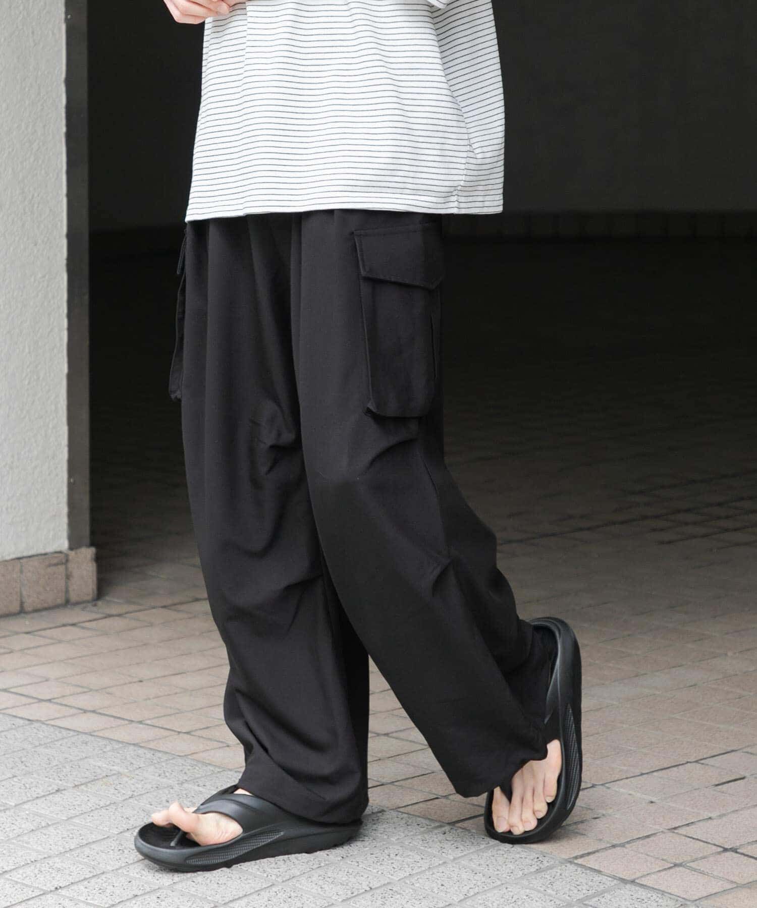 SENSE OF PLACE by URBAN RESEARCH「『ユニセックス』ワイドカーゴパンツ」|その他|