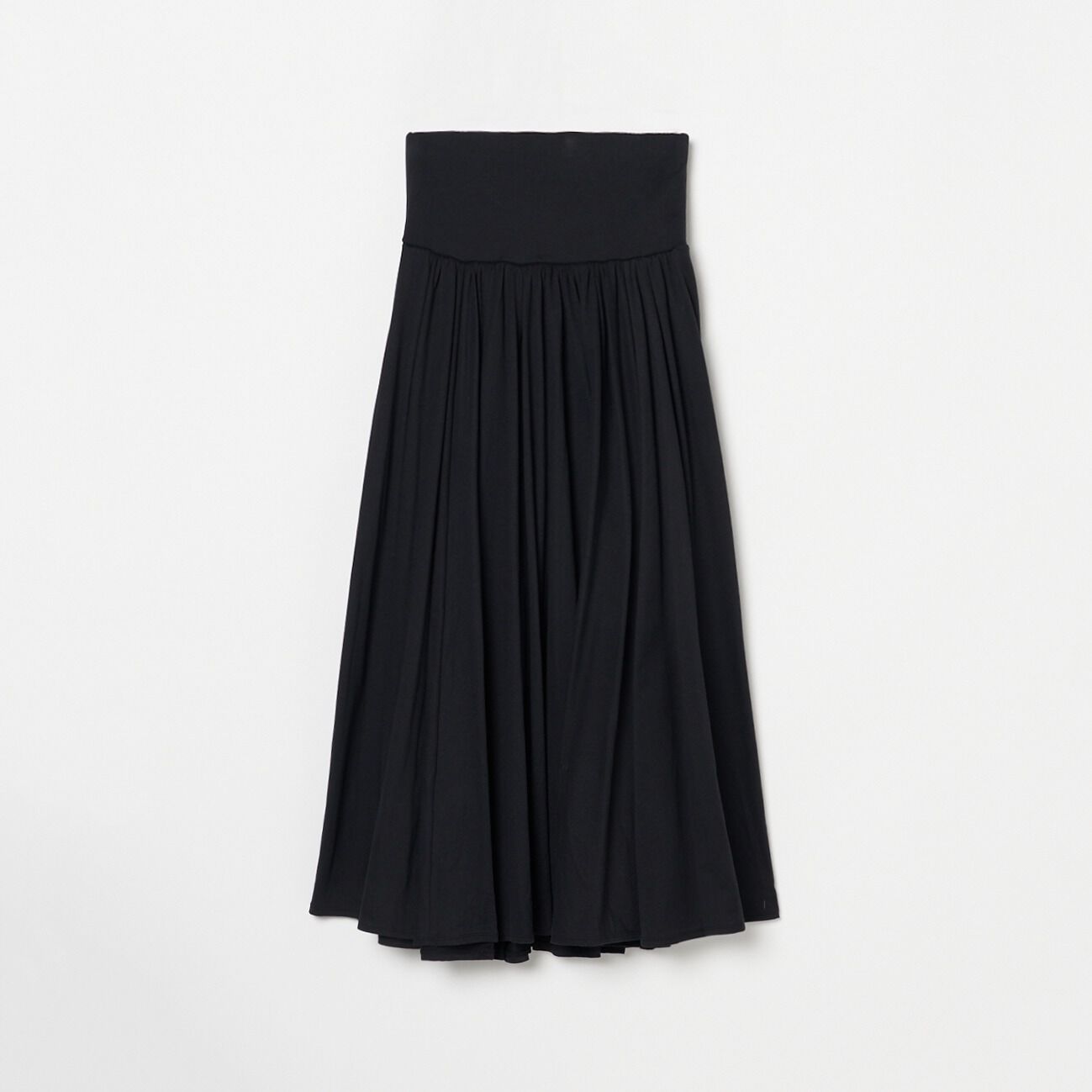  「THREE DOTS TDxHP New sanded jersey long skirt 」|スカート|ブラック