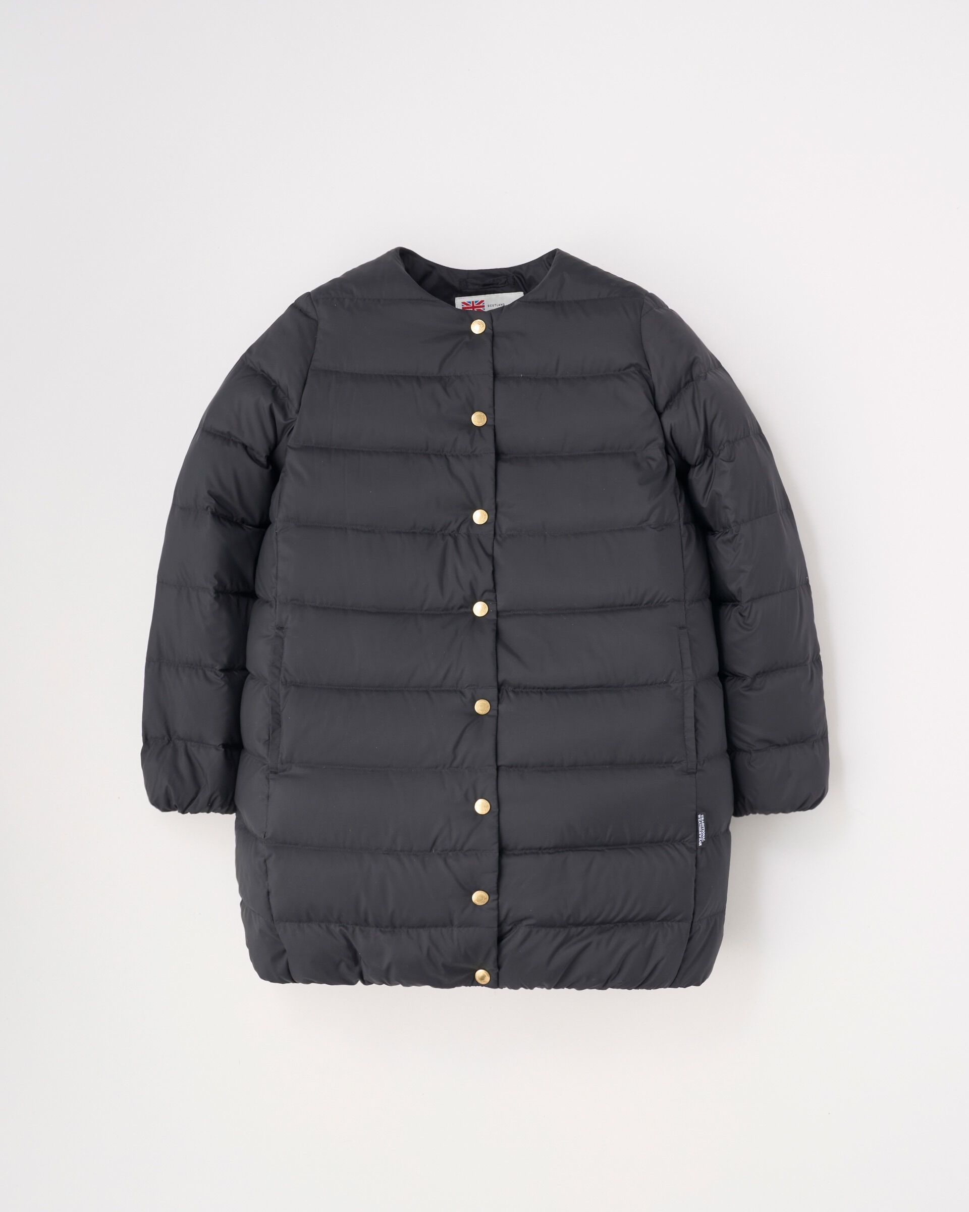 Traditional Weatherwear「ARKLEY LONG DOWN PACKABLE」|ダウン|ﾌﾞﾗｯｸ