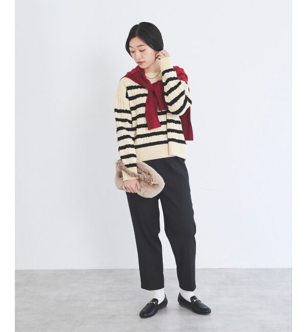 le.coeur blanc「《手洗い可能》ツイルイージーテーパードパンツ」|その他|