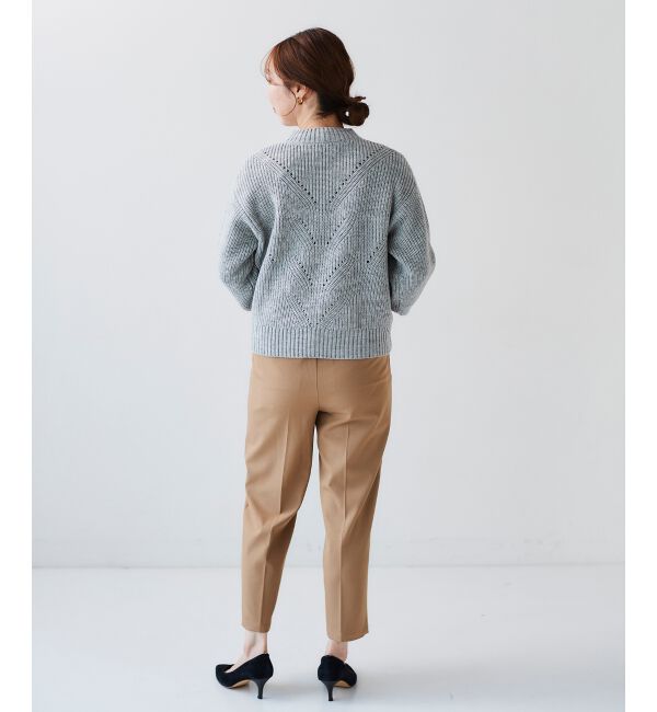 le.coeur blanc「《手洗い可能》ツイルイージーテーパードパンツ」|その他|