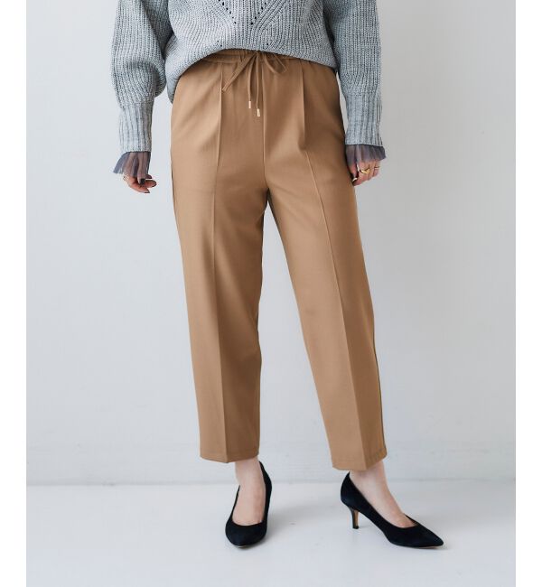 le.coeur blanc「《手洗い可能》ツイルイージーテーパードパンツ」|その他|