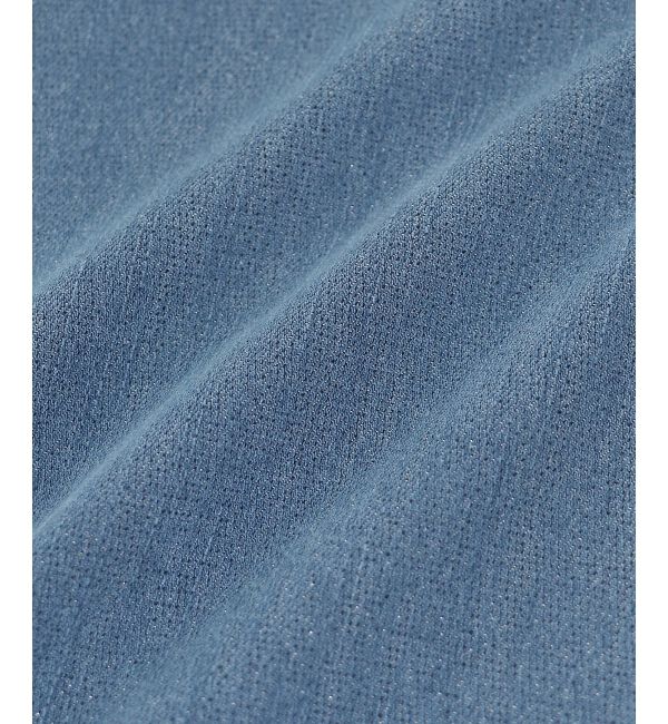  「リメイク風ラメデニムスカート」|スカート|