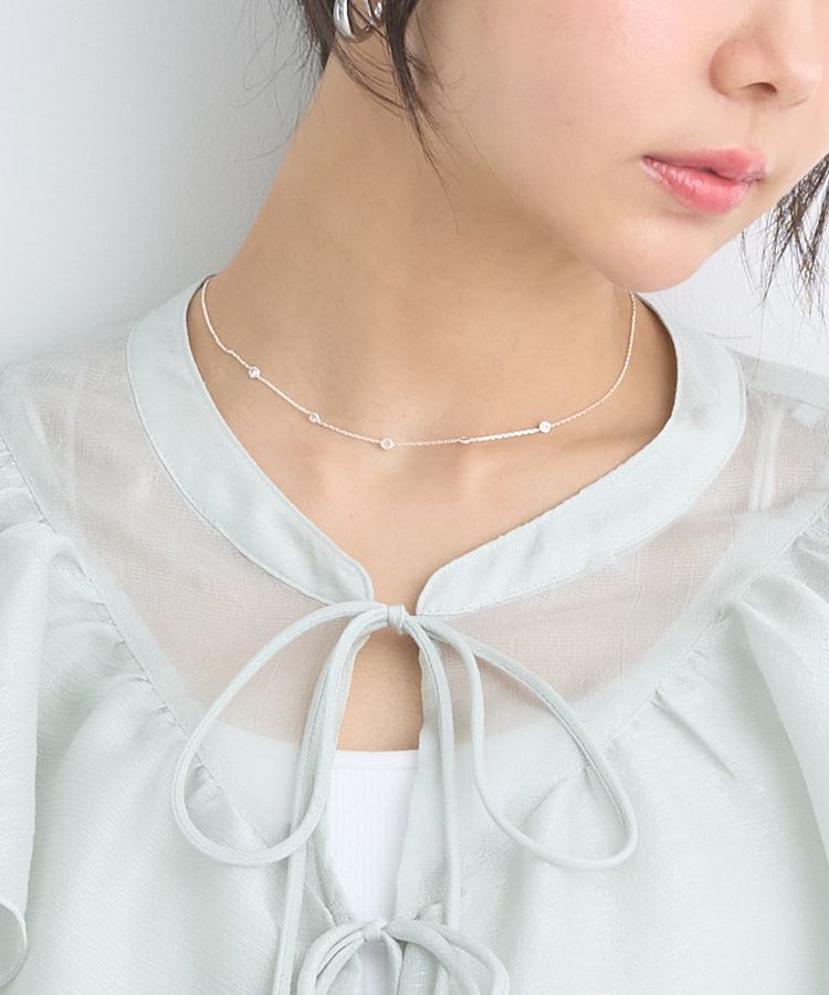 earth music&ecology「シアーラッフルショートボレロ」|シャツ・ブラウス|