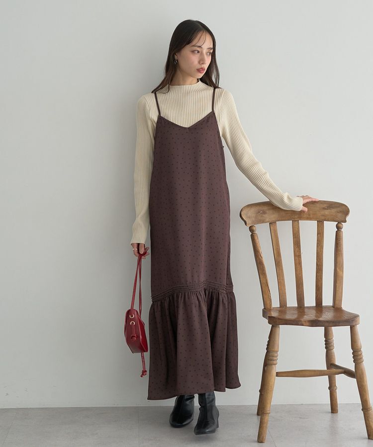 earth music&ecology「ハイネックリブニットプルオーバー」|ニット・セーター|