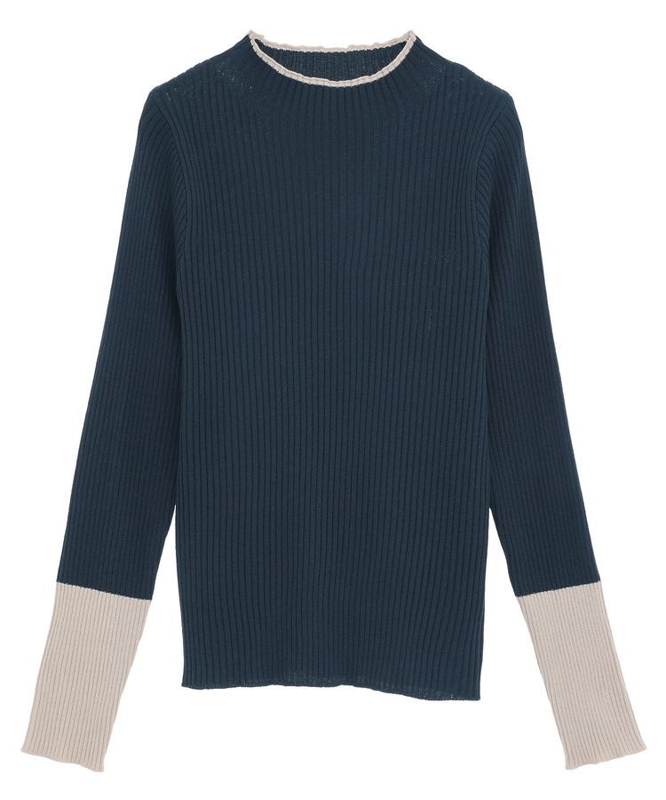 earth music&ecology「ハイネックリブニットプルオーバー」|ニット・セーター|