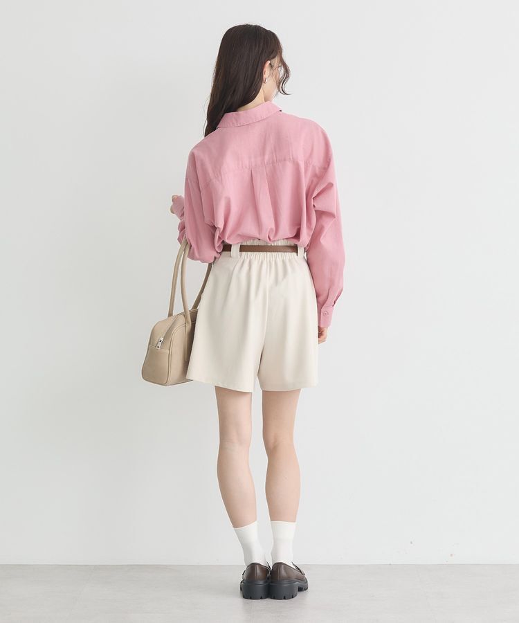 earth music&ecology「綿麻混ベーシックシャツ」|シャツ・ブラウス|