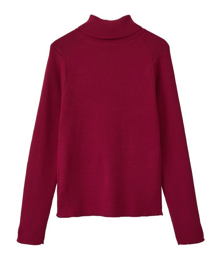 earth music&ecology「レンチング(TM)エコヴェロ(TM)(リブタートル)」|ニット・セーター|