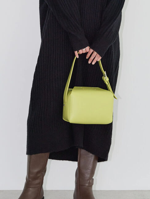  「ボックスショルダーバッグ」|ハンドバッグ|