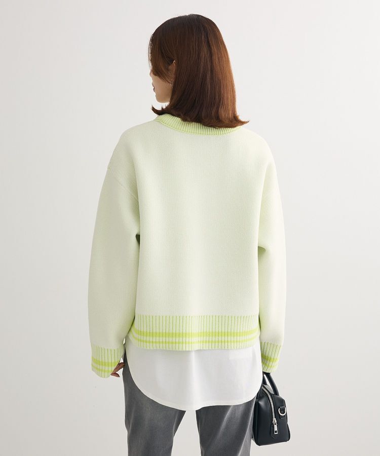 Green Parks「2WAYリバーシブルニットプルオーバー」|ニット・セーター|