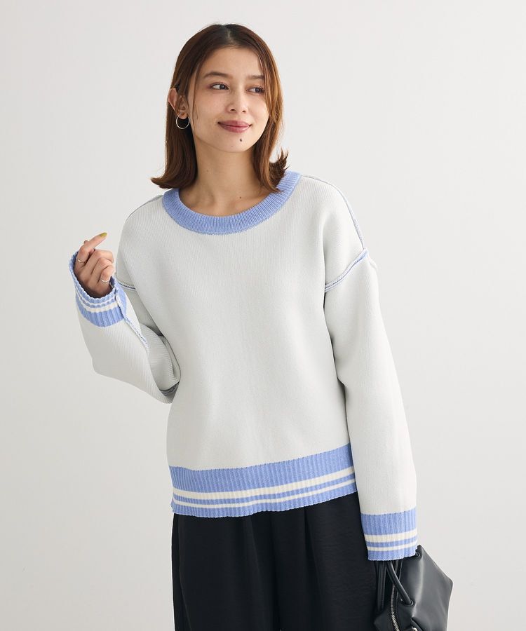 Green Parks「2WAYリバーシブルニットプルオーバー」|ニット・セーター|