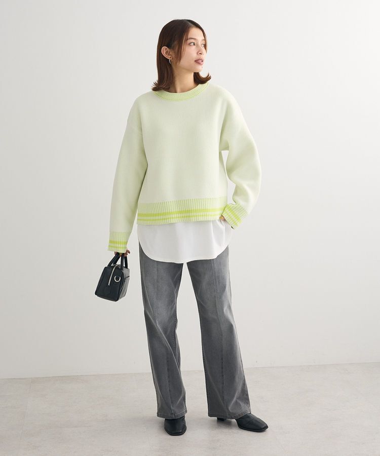 Green Parks「2WAYリバーシブルニットプルオーバー」|ニット・セーター|