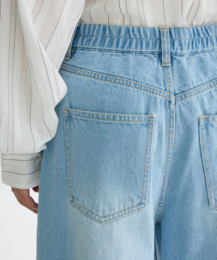 Green Parks「切り替えカーヴィーデニムパンツ」|デニム|