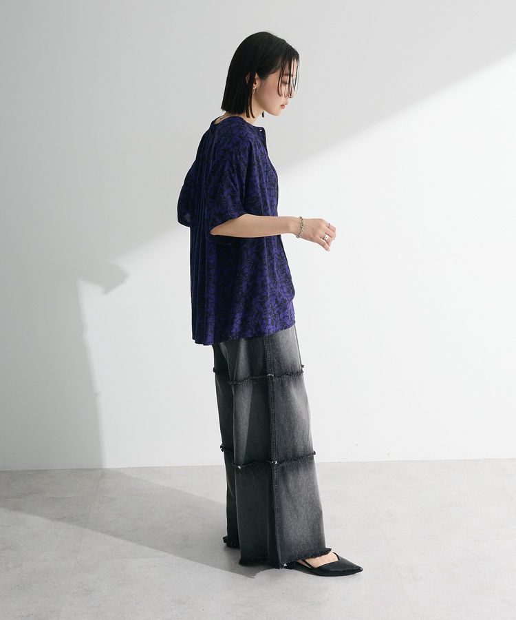 Green Parks「アソート柄さらっとレーヨンブラウス」|シャツ・ブラウス|