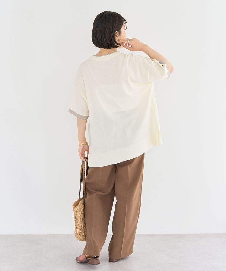 Green Parks「冷やっとすずやかレイヤーニットプルオーバー」|ニット・セーター|