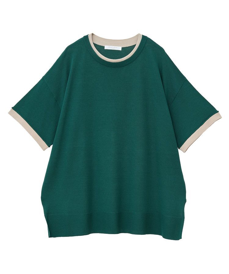 Green Parks「冷やっとすずやかレイヤーニットプルオーバー」|ニット・セーター|