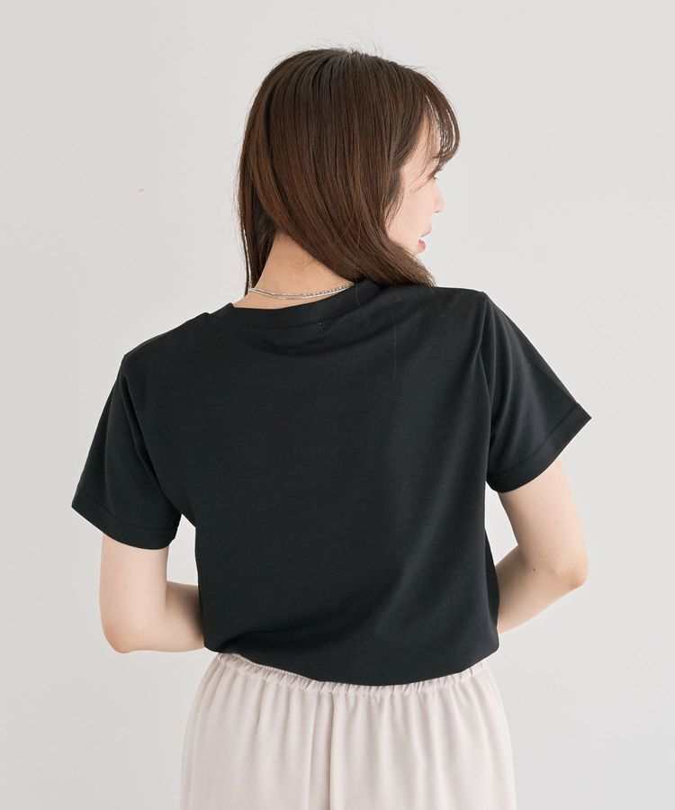 Green Parks「・swing by リボンモチーフコード刺繍TEE」|Tシャツ・カットソー|