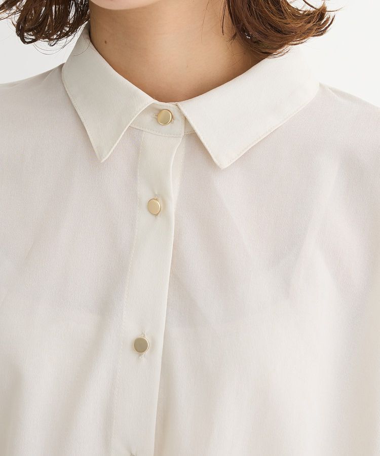 armonia「金ボタン裾ドロストシャツ」|シャツ・ブラウス|