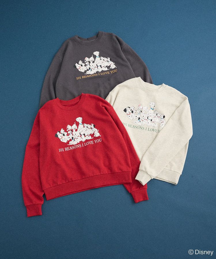 Green Parks「101匹わんちゃん/プリント裏毛スウェット」|スウェット・ジャージ|