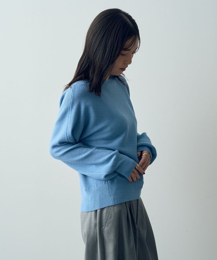 YECCA VECCA「ラメ混ドルマンニット」|ニット・セーター|