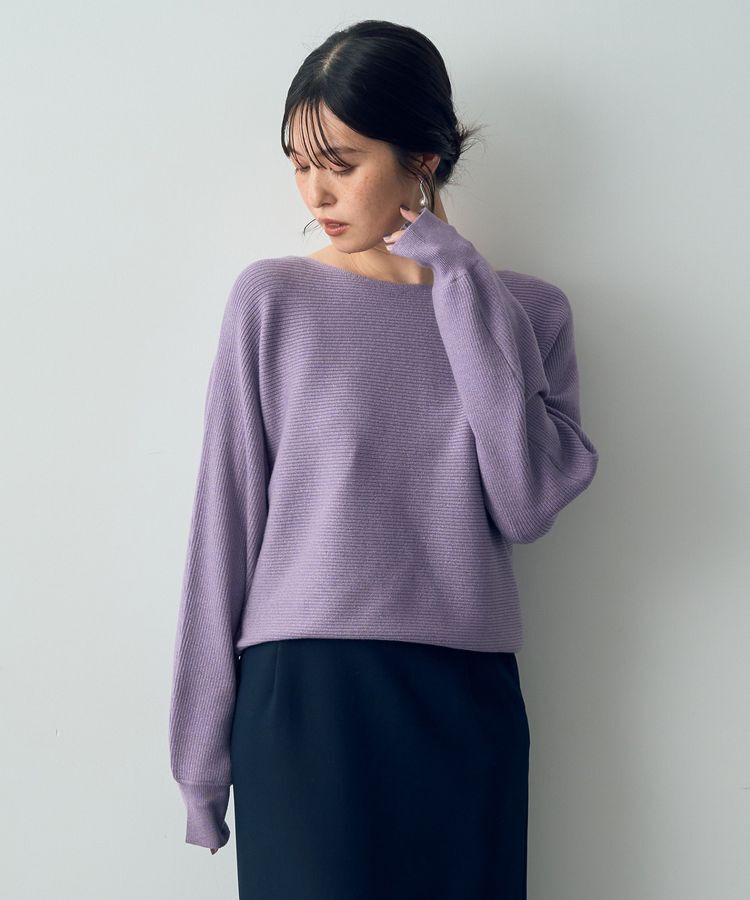 YECCA VECCA「ラメ混ドルマンニット」|ニット・セーター|