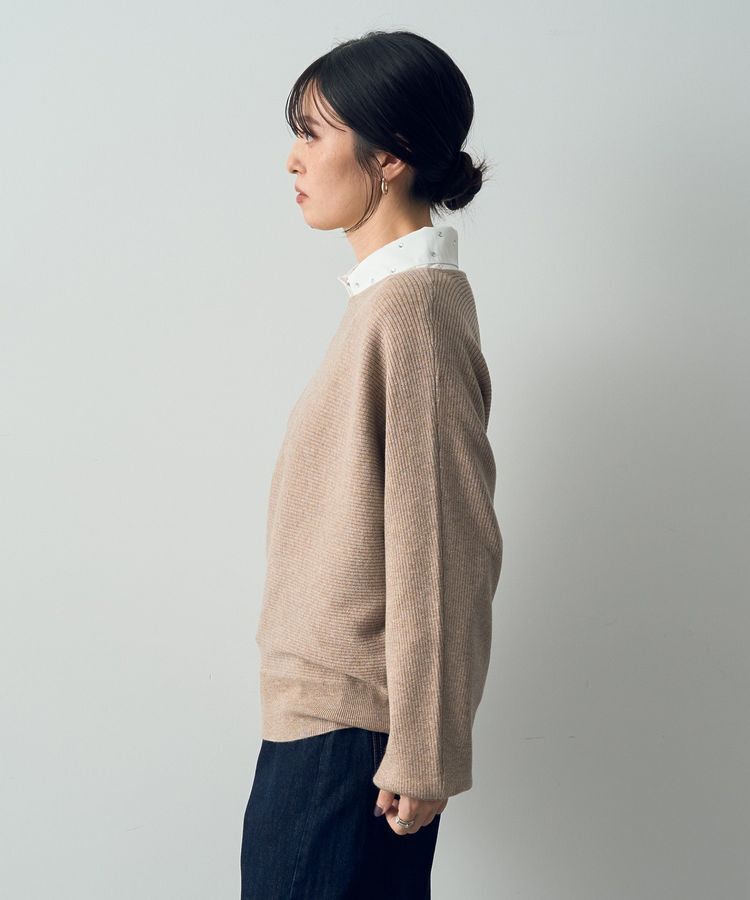 YECCA VECCA「ラメ混ドルマンニット」|ニット・セーター|