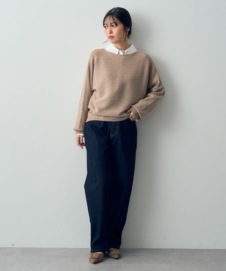 YECCA VECCA「ラメ混ドルマンニット」|ニット・セーター|