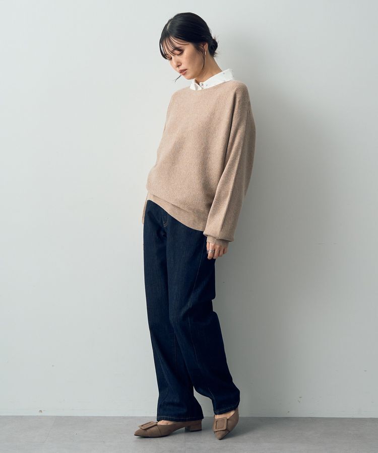 YECCA VECCA「ラメ混ドルマンニット」|ニット・セーター|