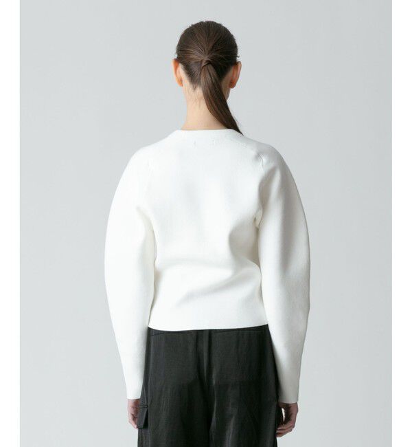 allureville「コットンスムースフォルムプルオーバー」|ニット・セーター|