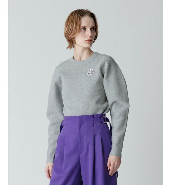 allureville「コットンスムースフォルムプルオーバー」|ニット・セーター|