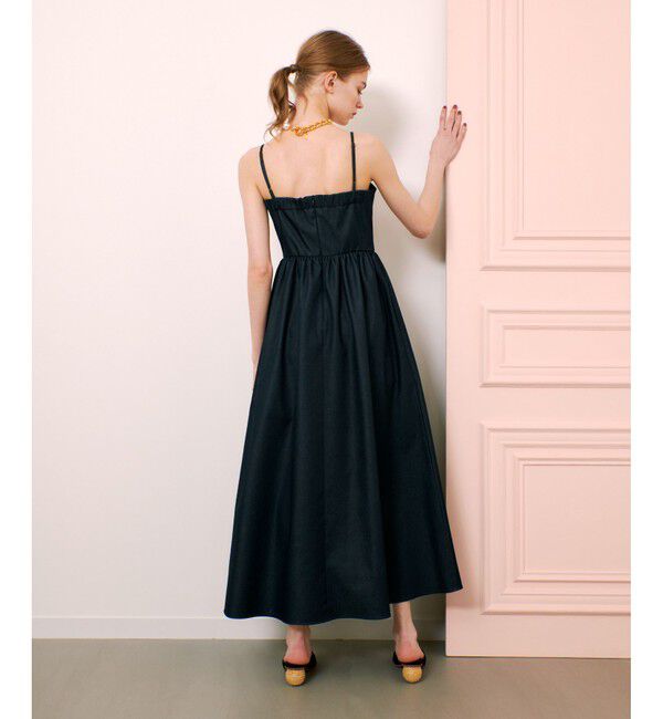 LOULOU WILLOUGHBY「【LOULOU WILLOUGHBY】シャンブレーベアワンピース」|ワンピース|