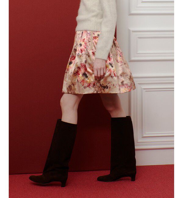 LOULOU WILLOUGHBY「【LOULOU WILLOUGHBY】ＢＨＡＲＡＴ　ＳＩＬＫミニスカート」|スカート|