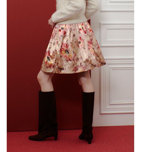 LOULOU WILLOUGHBY「【LOULOU WILLOUGHBY】ＢＨＡＲＡＴ　ＳＩＬＫミニスカート」|スカート|