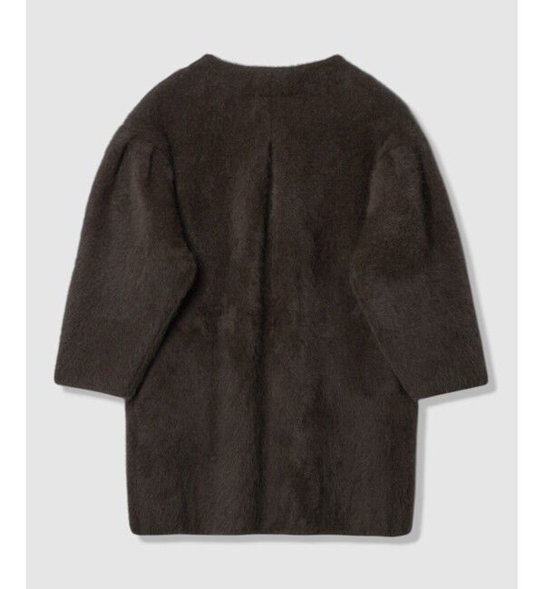 allureville「シアリングニットコーディガン」|ダッフルコート|