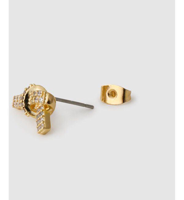 allureville「リボンビジューピアス」|ピアス|