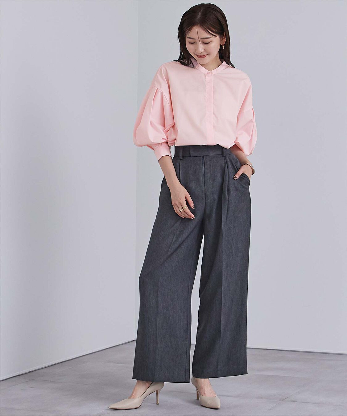 ur's「ボリューム袖ブラウス」|シャツ・ブラウス|