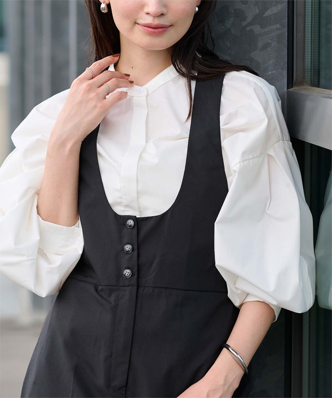 ur's「ボリューム袖ブラウス」|シャツ・ブラウス|