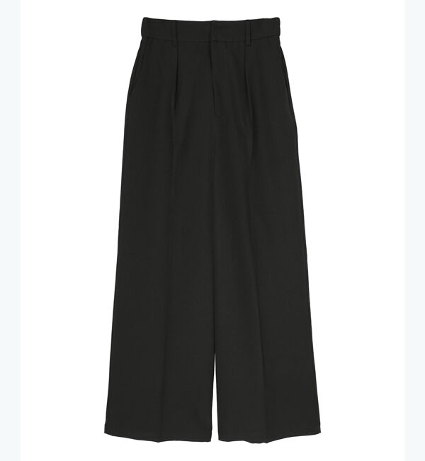 ur's「ワンタックカラーワイドパンツ」|スラックス|