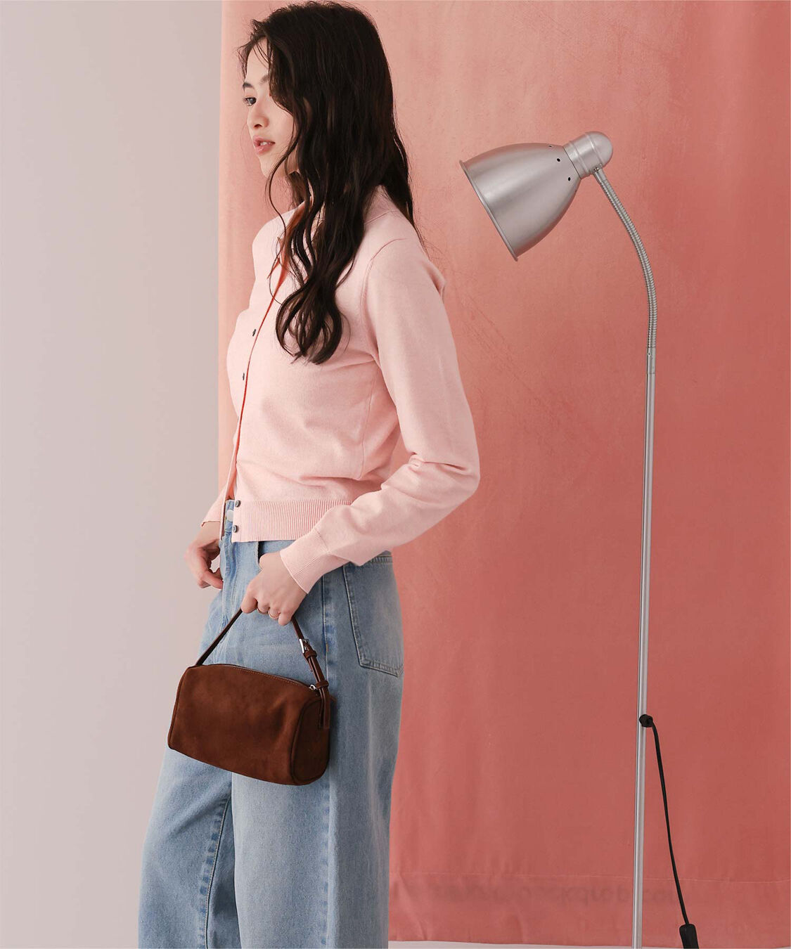 titivate「ポロ襟ニットカーディガン/トップス」|ニット・セーター|