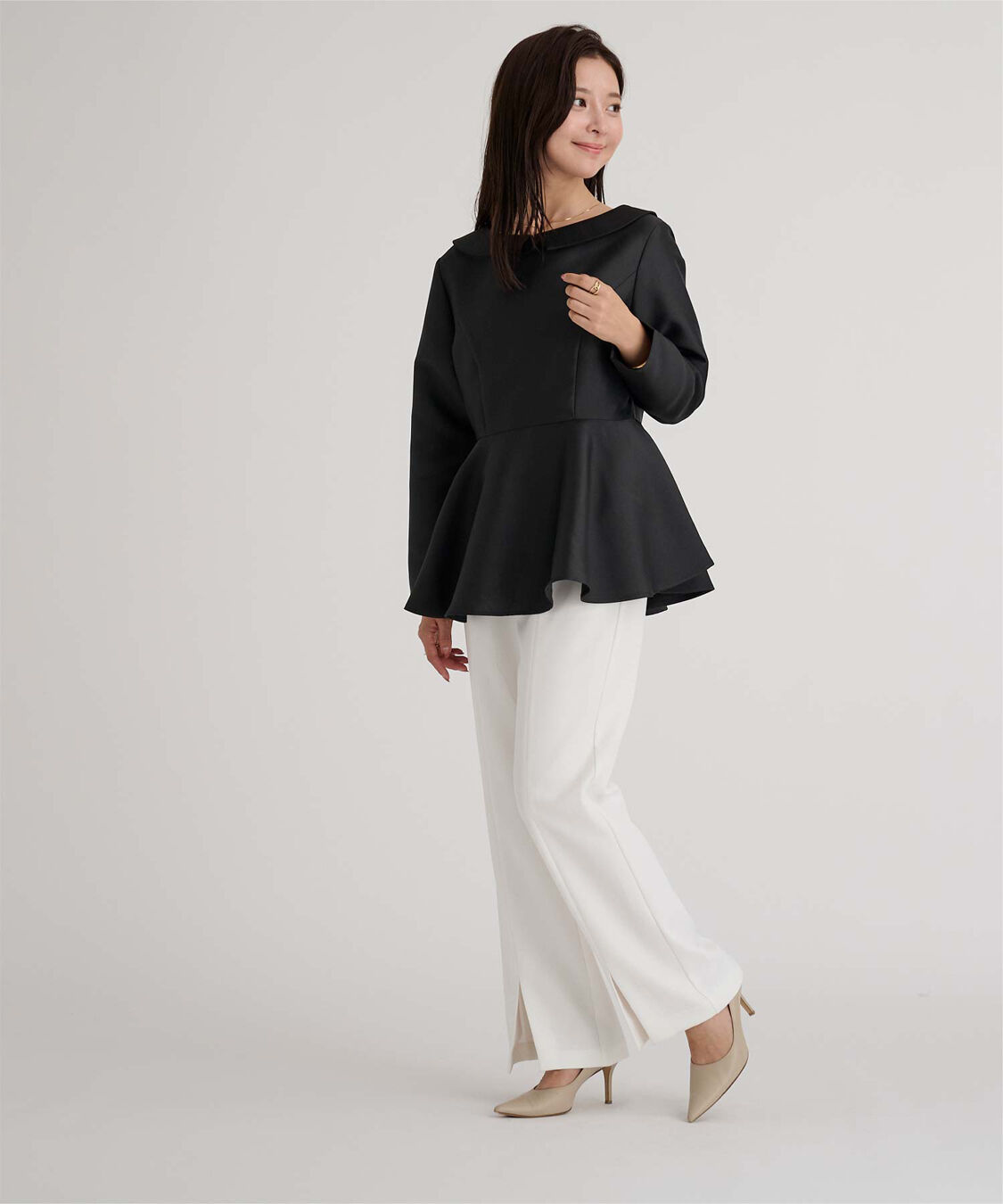 ur's「2wayペプラムブラウス」|シャツ・ブラウス|