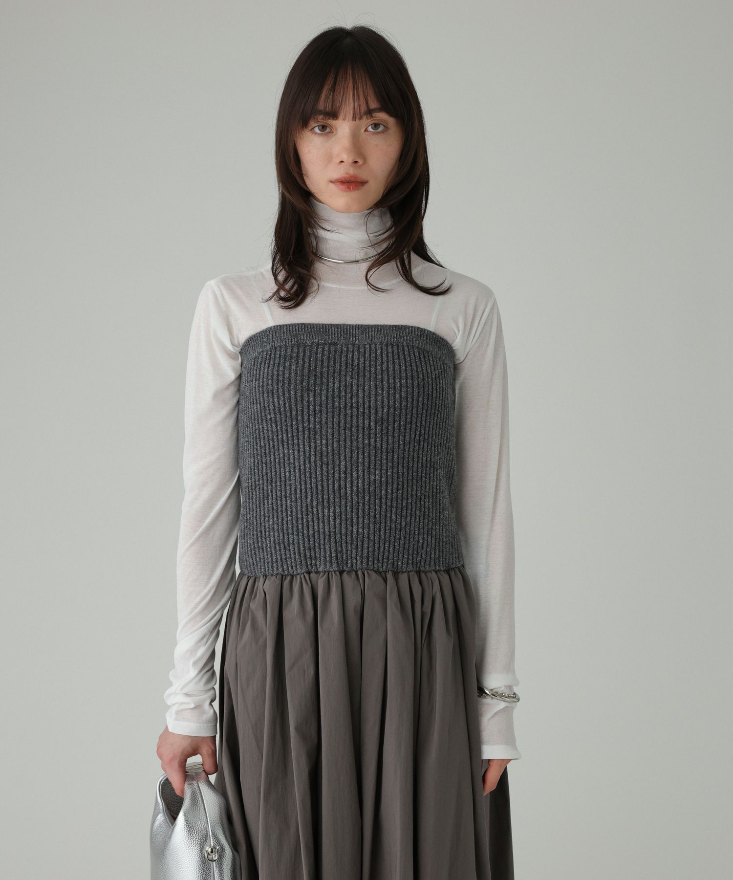 BABYLONE「シアーツイストフライスハイネックカットソー」|Tシャツ・カットソー|