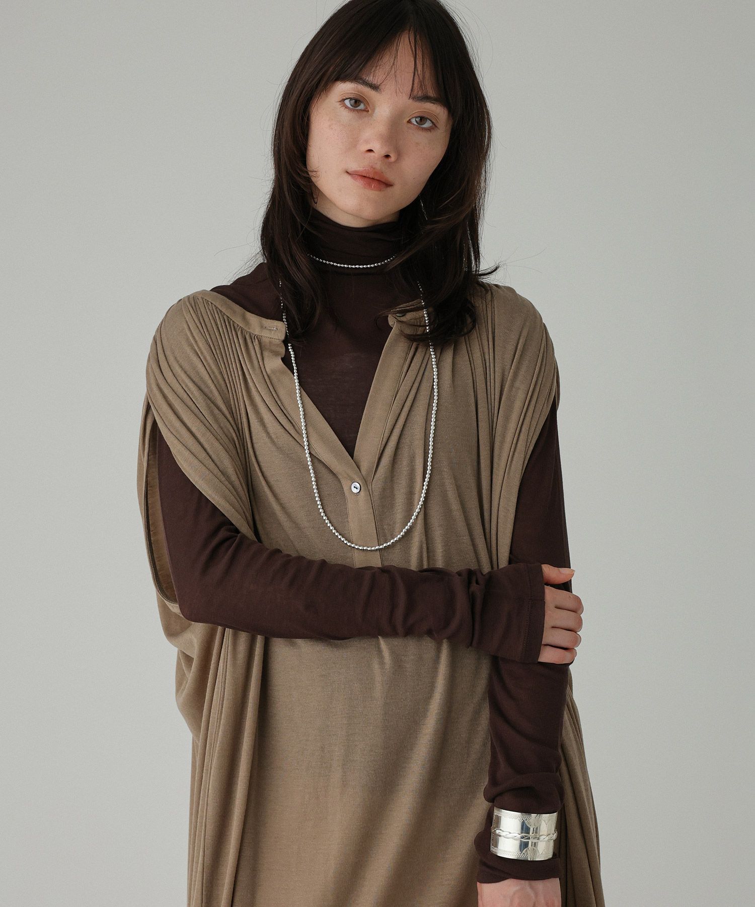 BABYLONE「シアーツイストフライスハイネックカットソー」|Tシャツ・カットソー|