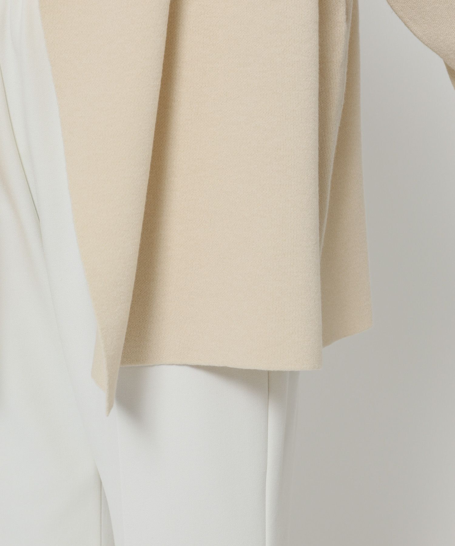 BABYLONE「ショートドレープガウン」|ニット・セーター|