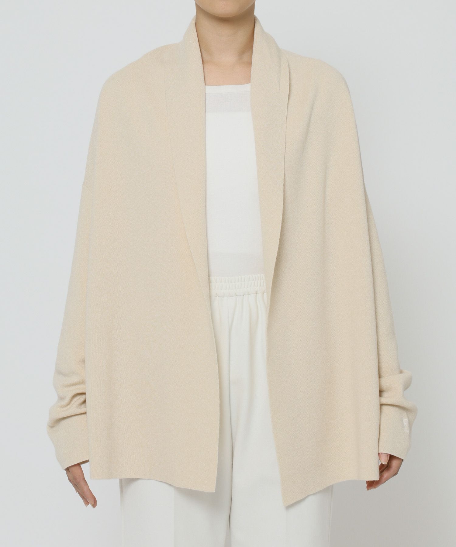 BABYLONE「ショートドレープガウン」|ニット・セーター|