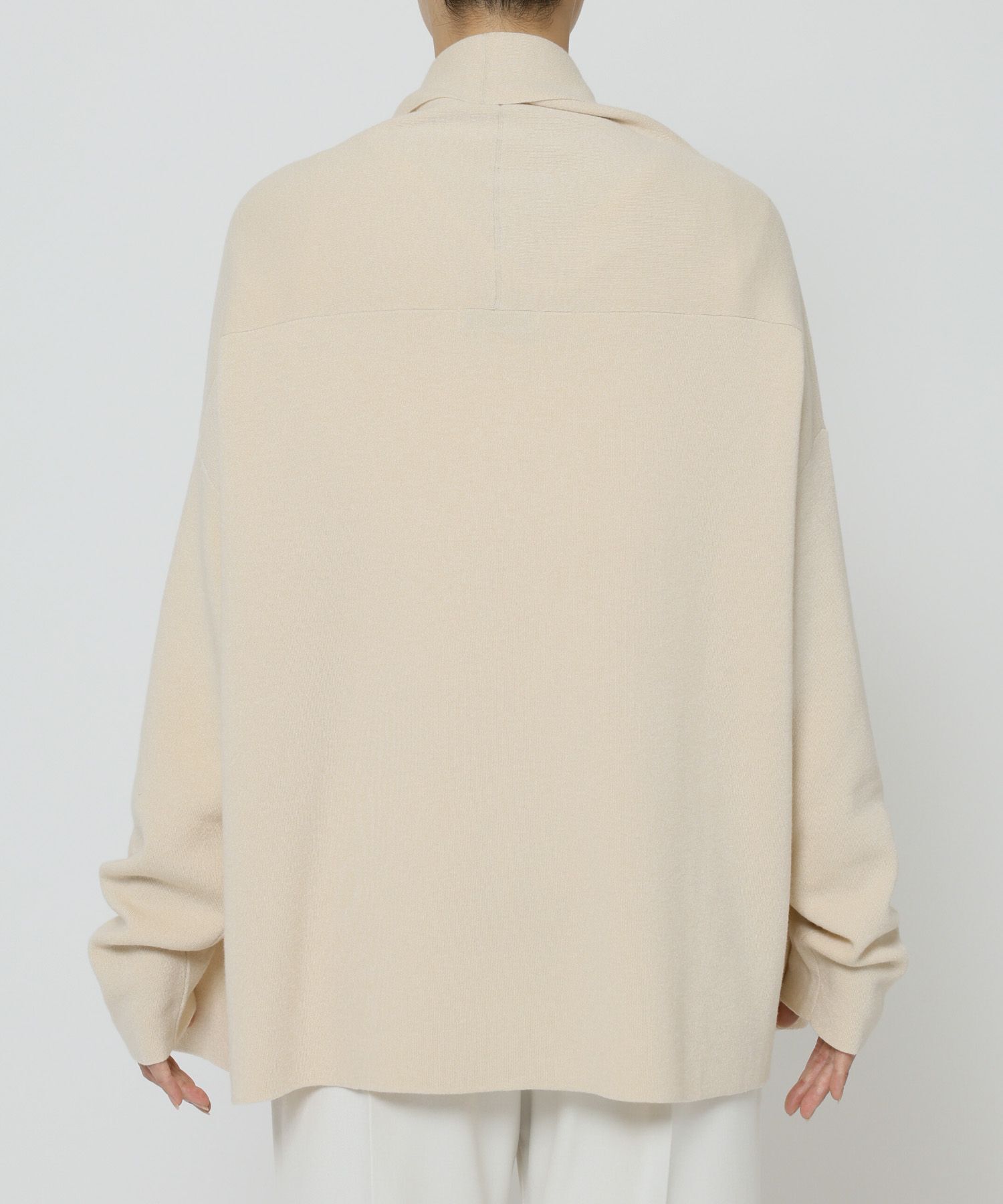 BABYLONE「ショートドレープガウン」|ニット・セーター|